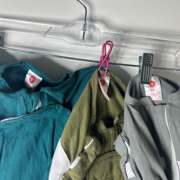 Embé 2-Way Swaddle Sack Lot of 3 Newborn Baby Sleep Swaddles Cotton - Picture 3 of 7